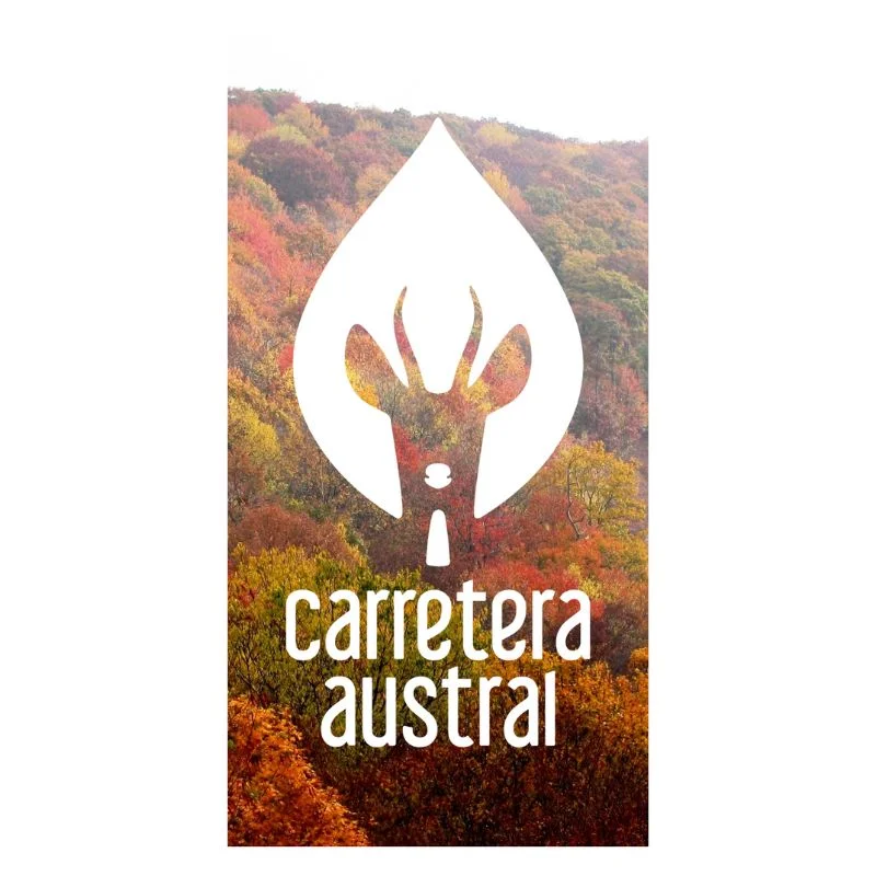 Adhesivo Carretera Austral - Otoño Blanco